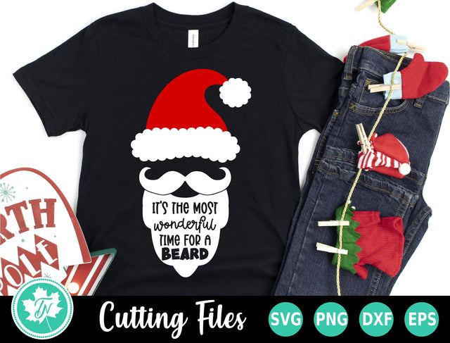 Christmas SVG | It's the Most Wonderful Time for a Beard SVG TrueNorthImagesCA 