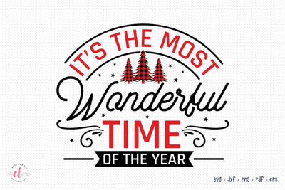 Christmas SVG, It's the Most Wonderful Time of the Year SVG CraftLabSVG 