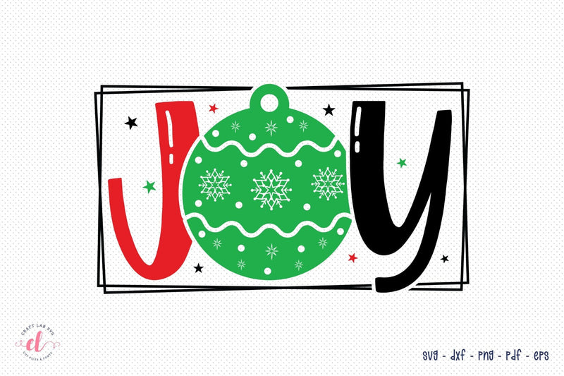 Christmas SVG - Joy SVG Cut File - So Fontsy