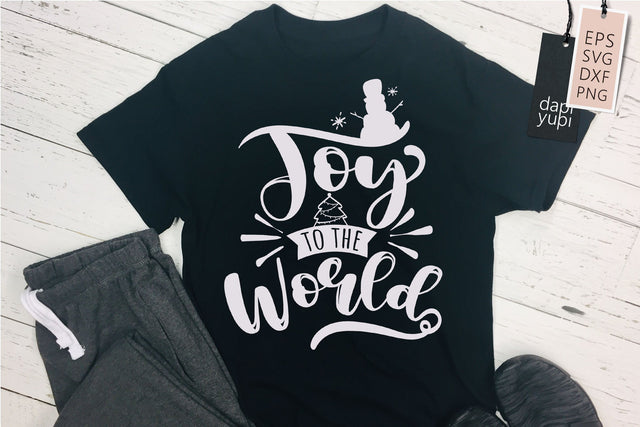 Christmas SVG Joy To The World Quotes SVG dapiyupi store 