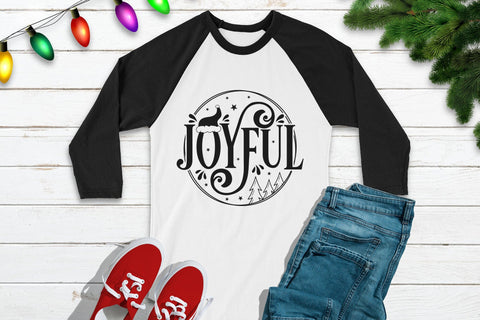 Christmas SVG, Joyful SVG Cut File SVG CraftLabSVG 