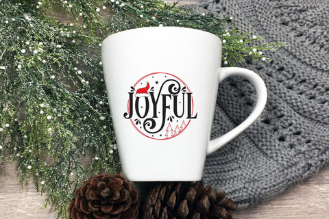Christmas SVG, Joyful SVG Cut File SVG CraftLabSVG 
