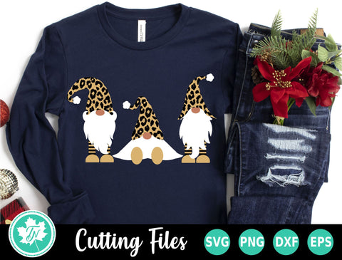 Christmas SVG | Leopard Gnomes SVG TrueNorthImagesCA 
