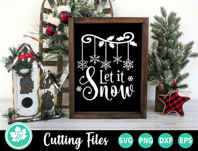 Christmas SVG | Let it Snow SVG TrueNorthImagesCA 