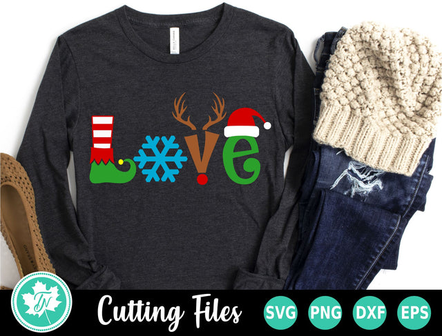 Christmas SVG | Love SVG TrueNorthImagesCA 