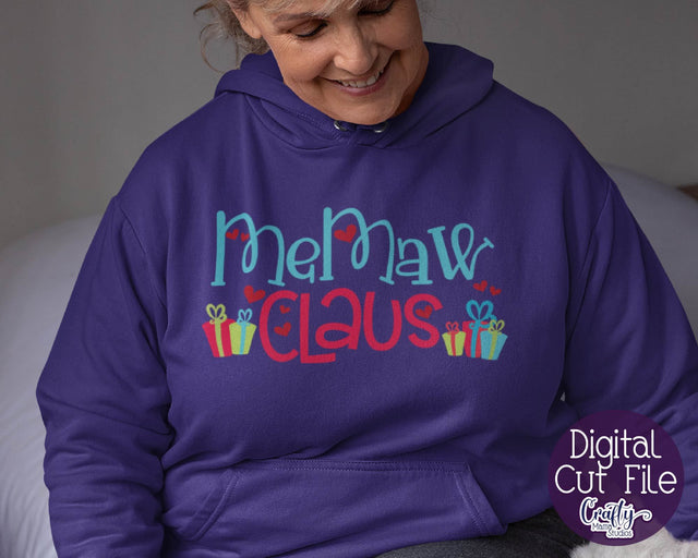 Christmas Svg - Memaw Claus SVG Crafty Mama Studios 