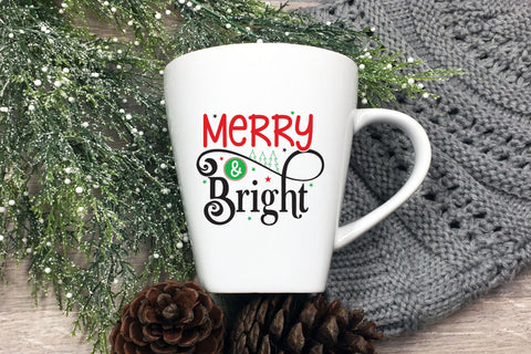 Christmas SVG | Merry & Bright SVG SVG CraftLabSVG 