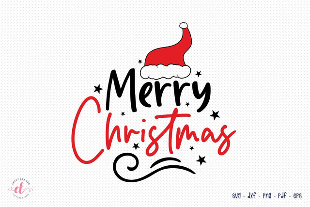 Christmas SVG - Merry Christmas Cut File SVG CraftLabSVG 