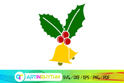 Christmas SVG, Merry Christmas, Merry Christmas SVG, Christmas SVG file, Christmas cut file, Christmas bell SVG, Bell SVG, Christmas ornaments SVG Artinrhythm shop 