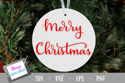 Christmas SVG - Merry Christmas SVG - Handlettered SVG Stacy's Digital Designs 