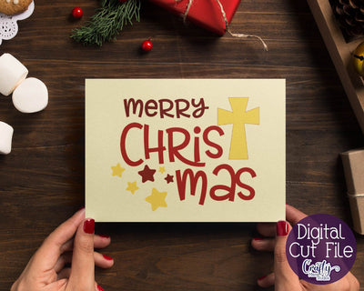 Christmas Svg - Merry Christmas Svg - Jesus Svg - Holiday Svg - Christian Svg SVG Crafty Mama Studios 