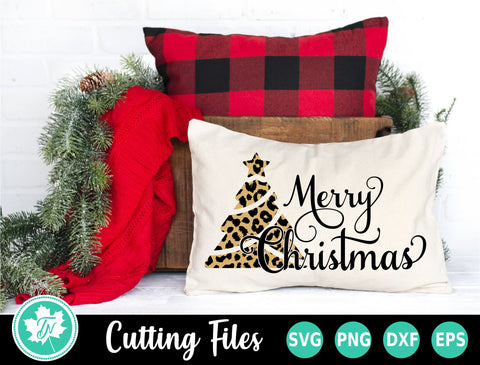 Christmas SVG | Merry Christmas SVG | Leopard Tree SVG TrueNorthImagesCA 