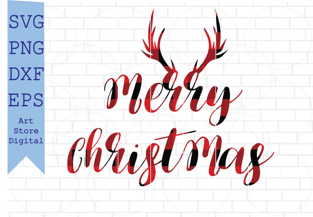 Christmas SVG, Merry Christmas SVG, Merry Christmas Saying Svg, Christmas Clip Art, Christmas Cut Files, Cricut, Silhouette Cut File. SVG Artstoredigital 