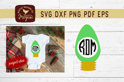 Christmas SVG Monogram Bundle SVG Tinker & Teal 