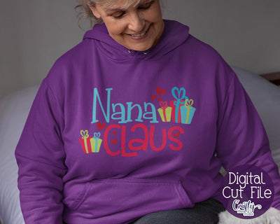 Christmas Svg - Nana Claus SVG Crafty Mama Studios 