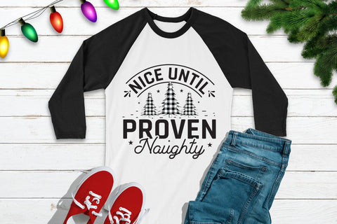 Christmas SVG - Nice Until Proven Naughty SVG SVG CraftLabSVG 