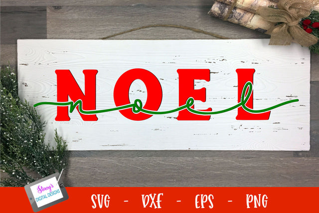 Christmas SVG - Noel SVG - Knockout SVG Stacy's Digital Designs 