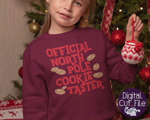 Christmas Svg - North Pole Cookie Tester - Christmas Cookies SVG Crafty Mama Studios 
