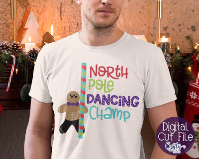 Christmas Svg - North Pole Dancing Champ Svg SVG Crafty Mama Studios 