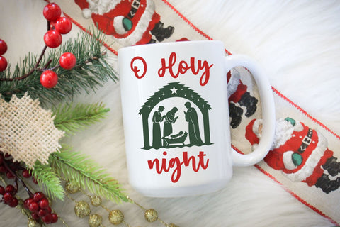 Christmas SVG | O Holy Night | Nativity SVG SVG B Renee Design 