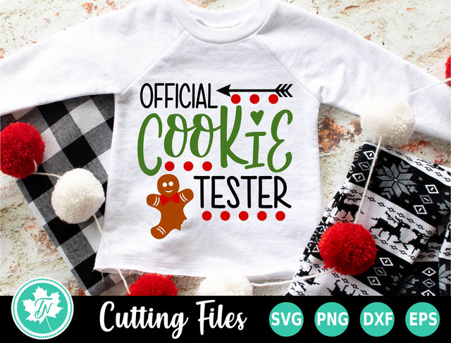 Christmas SVG | Official Cookie Tester SVG TrueNorthImagesCA 