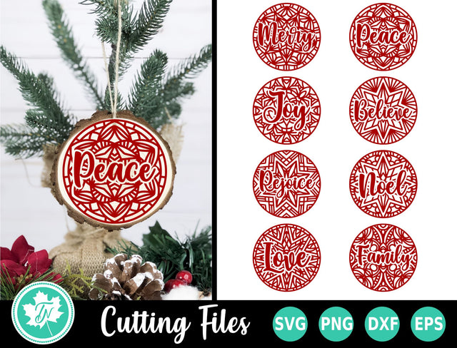 Christmas SVG | Ornament SVG | Mandala SVG SVG TrueNorthImagesCA 