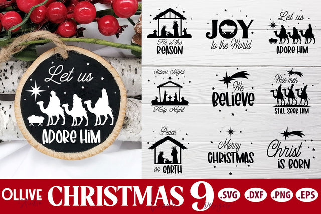 Christmas SVG Ornaments | Christmas SVG SVG Ollive Studio 