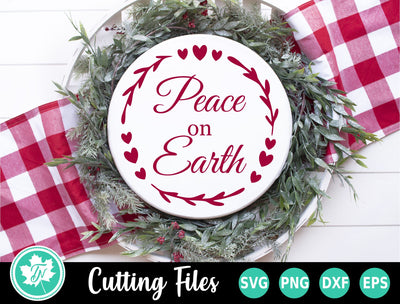 Christmas SVG | Peace on Earth SVG TrueNorthImagesCA 