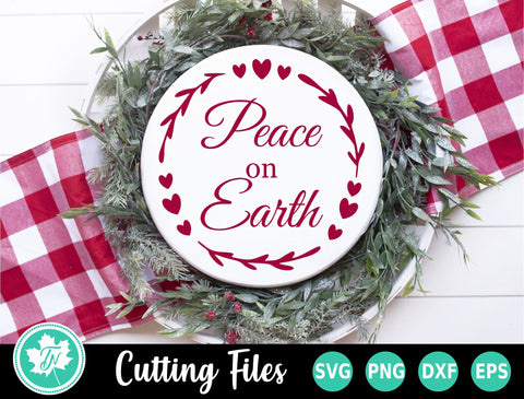Christmas SVG | Peace on Earth SVG TrueNorthImagesCA 