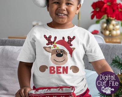 Christmas Svg, Reindeer Svg, Kid's Christmas, Santa Reindeer SVG Crafty Mama Studios 