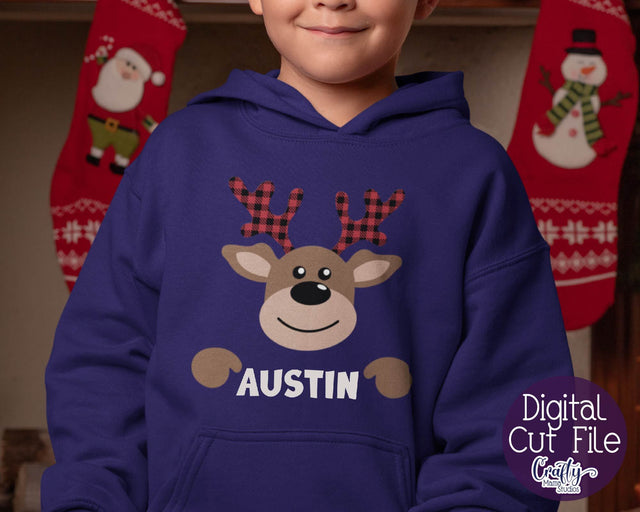 Christmas Svg, Reindeer Svg, Kid's Christmas, Santa Reindeer SVG Crafty Mama Studios 