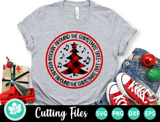 Christmas SVG | Rockin Around the Christmas Tree SVG SVG TrueNorthImagesCA 