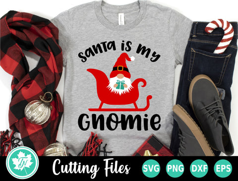 Christmas SVG | Santa is my Gnomie SVG TrueNorthImagesCA 