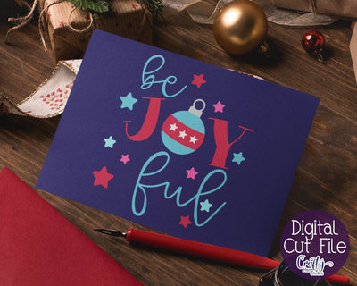 Christmas Svg -Santa - Merry Christmas - Holiday - Be JOY Ful SVG Crafty Mama Studios 
