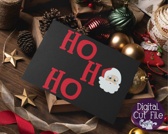 Christmas Svg - Santa Svg - Merry Christmas Svg - Ho Ho Ho Christmas SVG SVG Crafty Mama Studios 