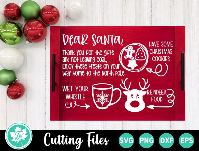 Christmas SVG | Santa Tray SVG TrueNorthImagesCA 