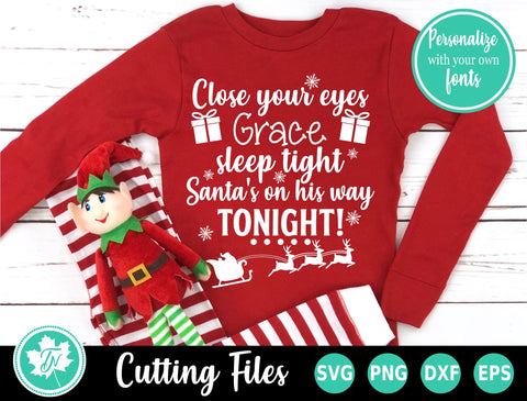 Christmas SVG | Santa's On His Way Tonight SVG TrueNorthImagesCA 