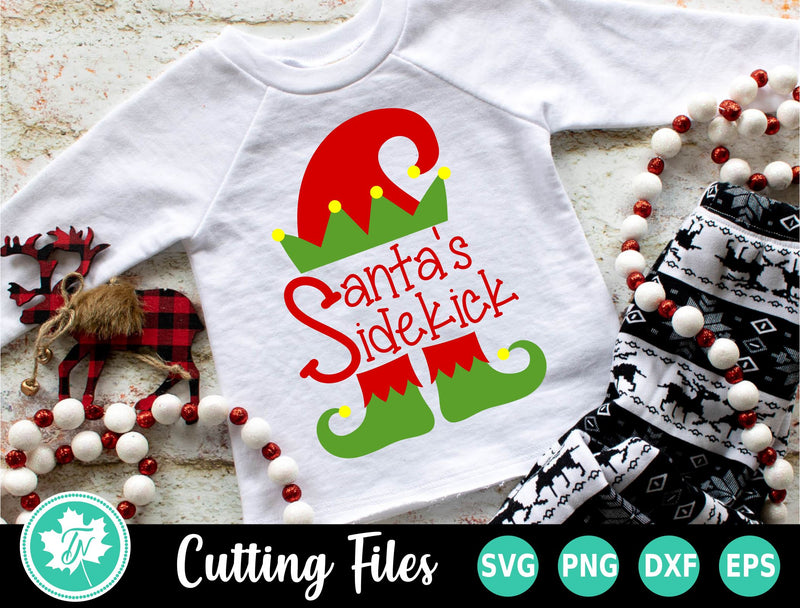 Christmas SVG | Santa's Sidekick SVG TrueNorthImagesCA 