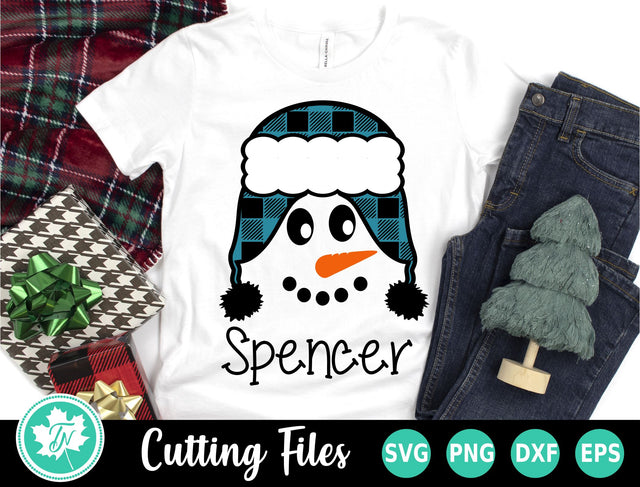 Christmas SVG | Snowman with Hat SVG TrueNorthImagesCA 