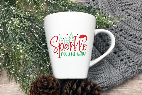 Christmas SVG, Sparkle All the Way SVG SVG CraftLabSVG 