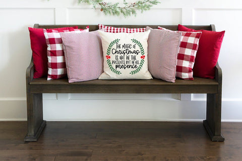 Christmas SVG - The Magic Of Christmas Is Not In The Presents But In His Presence SVG Simply Cutz 