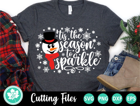 Christmas SVG | 'Tis the Season to Sparkle SVG TrueNorthImagesCA 