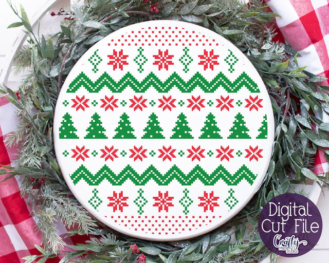 Christmas Svg - Ugly Christmas Sweater Svg - Christmas Trees SVG Crafty Mama Studios 
