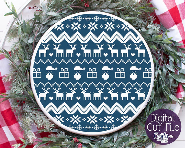 Christmas Svg - Ugly Christmas Sweater Svg - Santa Svg Sweater SVG Crafty Mama Studios 
