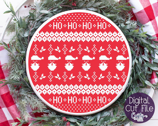 Christmas Svg - Ugly Christmas Sweater Svg - Santa Svg Sweater SVG Crafty Mama Studios 
