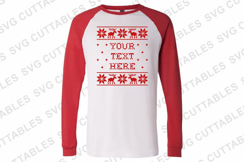 Christmas SVG - Ugly Christmas Sweater Templates SVG Svg Cuttables 