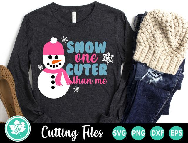 Christmas SVG | Winter SVG | Snow One Cuter SVG TrueNorthImagesCA 