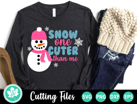 Christmas SVG | Winter SVG | Snow One Cuter SVG TrueNorthImagesCA 