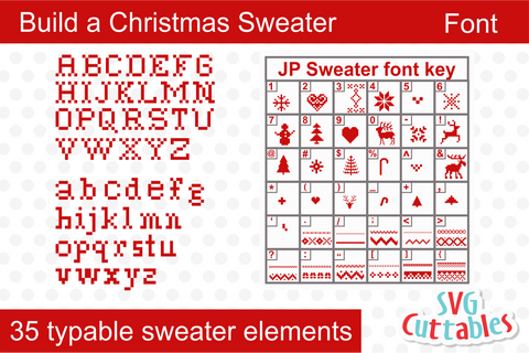Christmas Sweater Bundle SVG Svg Cuttables 