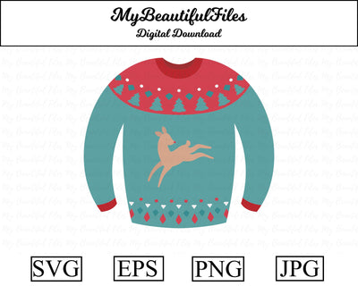 Christmas sweater SVG MyBeautifulFiles 